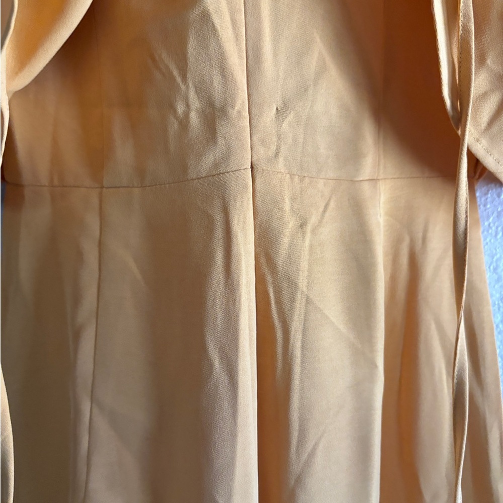 SHEIN Yellow Maxi Romper with Flared Sleeves - Picture 4 of 4